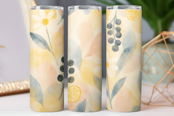 Abstract Art Tumbler Wrap Design Review