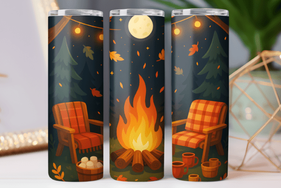 Camping Tumbler Design Photo Wrap 20oz Review