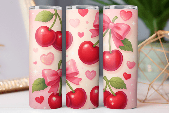 Cherry and Bow Tumbler Wrap 20oz Review