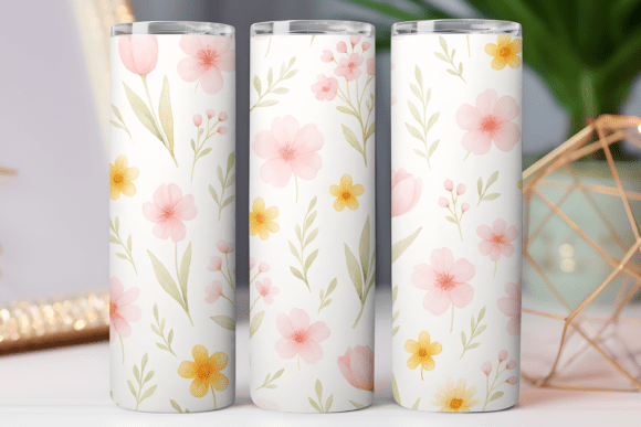 Floral Tumbler Wrap 20oz Design Png Art Review