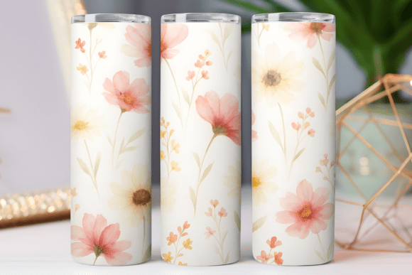 Floral Tumbler Wrap 20oz PNG Design Review