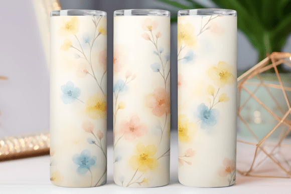 Floral Tumbler Wrap 20oz PNG Design Review