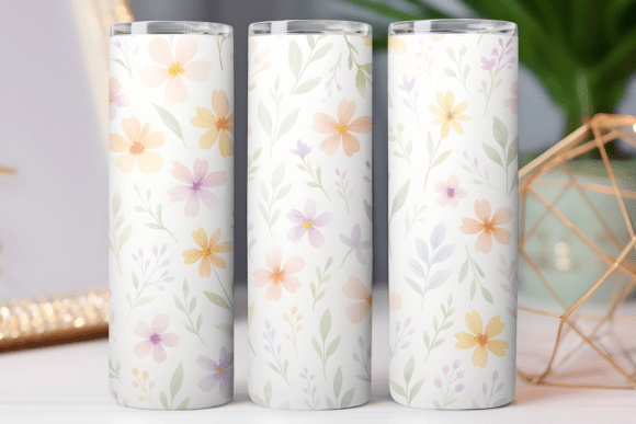 Floral Tumbler Wrap 20oz PNG Design Review