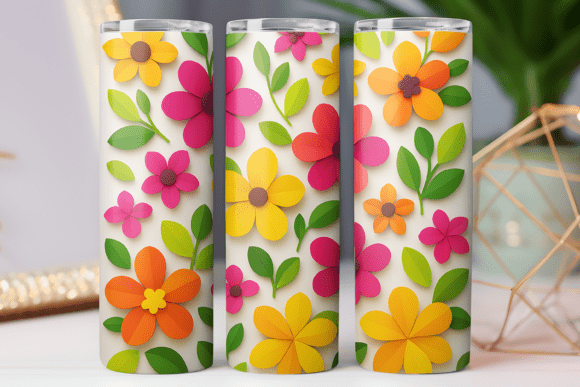 Floral Tumbler Wrap Design PNG 20oz Review