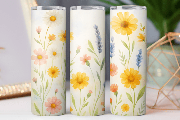 Floral Tumbler Wrap Skinny Design 20oz Review