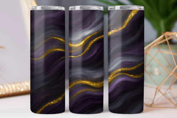 Glitter Marble Tumbler Wrap Design Review
