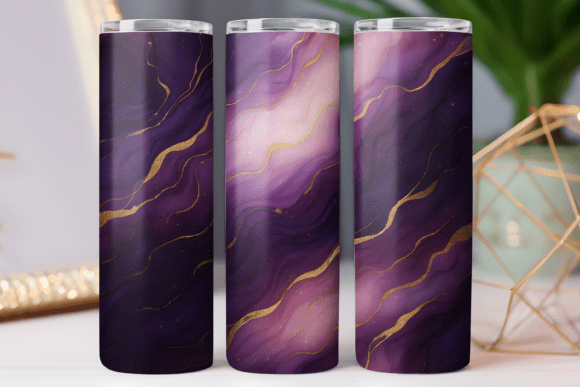 Glitter Marble Tumbler Wrap Design Review