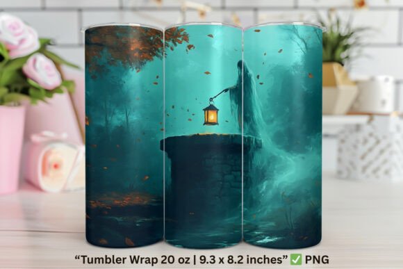 Haunted Village Night 20oz PNG Review