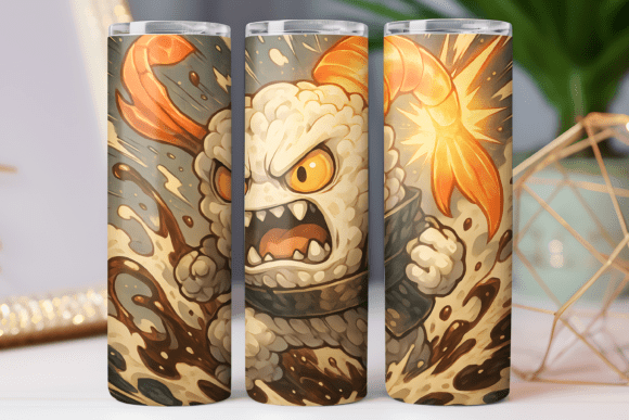 Kawaii Food Art Tumbler Wrap Design Review