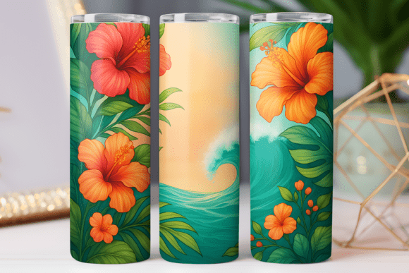 Orchid Floral Tumbler Wrap Design Review