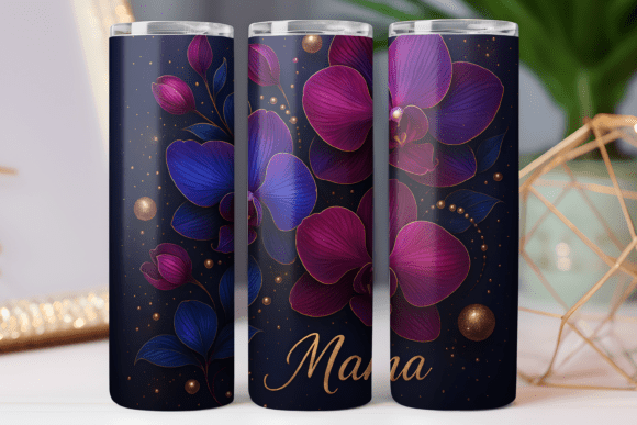 Orchid Floral Tumbler Wrap Design Review