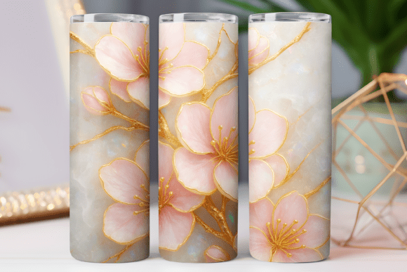 Spring Flower Tumbler Wrap Design Review