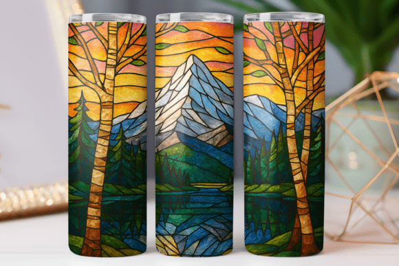 Stained Glass Art Tumbler Wrap Design Review
