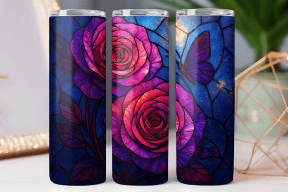 Stained Glass Art Tumbler Wrap Design Review