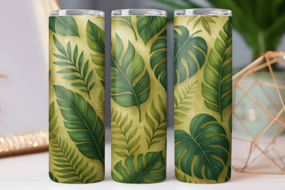 Tropical Pattern Tumbler Wrap 20oz PNG Review
