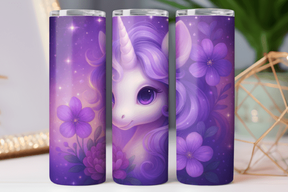 Unicorn Tumbler Wrap Design 20oz Review