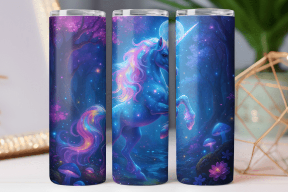 Unicorn Tumbler Wrap Design 20oz Review