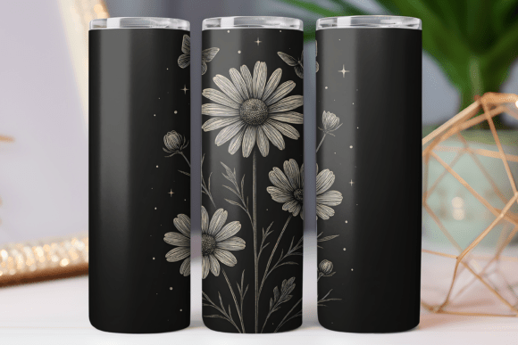 Vintage Wildflower Tumbler Wrap 20oz PNG Review