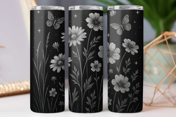 Vintage Wildflower Tumbler Wrap Design Review
